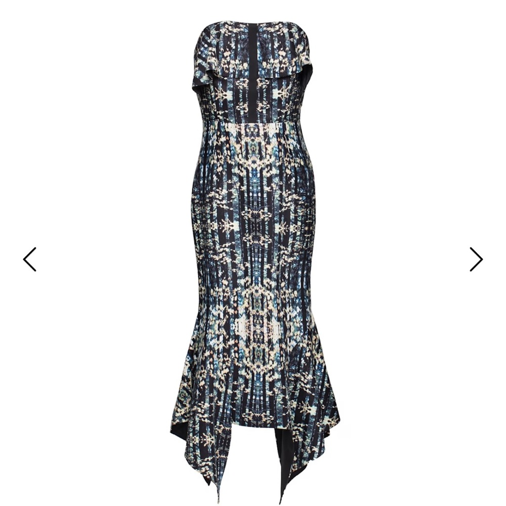 Kaleidoscope Print Bustier Dress